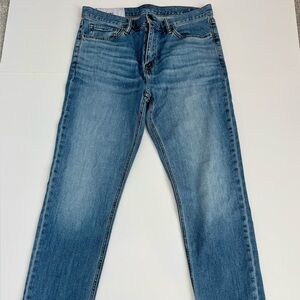 Banana Republic Med Blue Slim Fit Straight Men's Jeans Sz 33x31